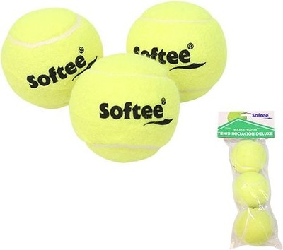 Piłki do tenisa ziemnego piłeczki SOFTEE 3 szt.