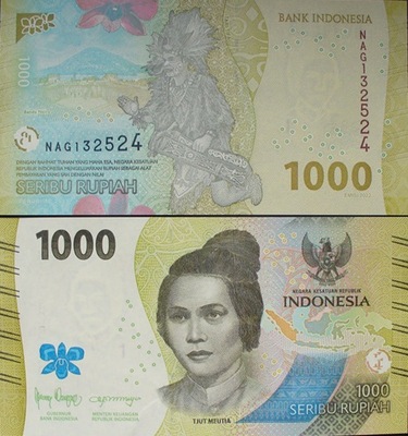 Banknot 1000 rupiah 2022/2023 ( Indonezja )