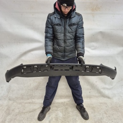 Volvo xc40 lift 22- dół накладка спойлер бампера перед фото №1