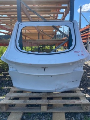Крышка багажника багажника tesla model y задняя фото №1