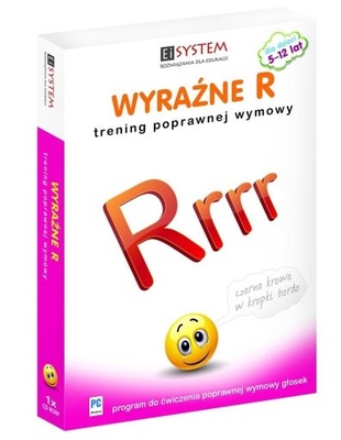 WYRAŹNE R TRENING POPRAWNEJ WYMOWY CD