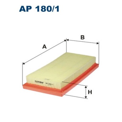 FILTER AIR FILTRON AP 180/1  