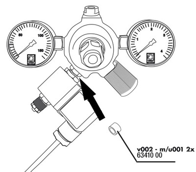 Uszczelka do reduktora JBL v002 an u001, m001 (6341000)