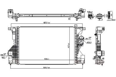 NISSENS ИНТЕРКУЛЕР MERCEDES A V177 A W177 B SPORTS TOURER W247 CLA фото