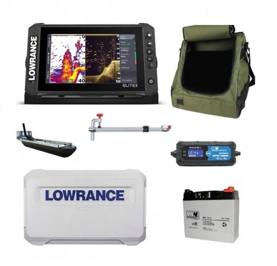 Echosonda Lowrance Elite 9 FS w Super Zestawie