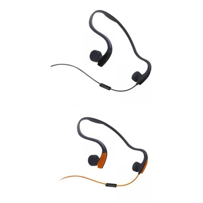 2-pakowe słuchawki douszne z pałąkiem na kark i słuchawkami do biegania