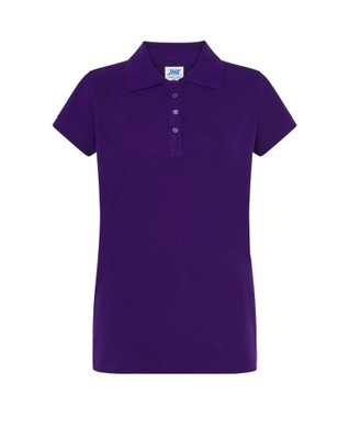 Koszulka POLO damska JHK FIOLETOWA purple L