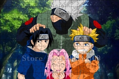 1000pcs Puzzle Japońskie Anime Naruto puzzle Sasuk