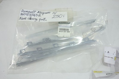 Хром решетка набор renault megane iv 960103745r фото №1