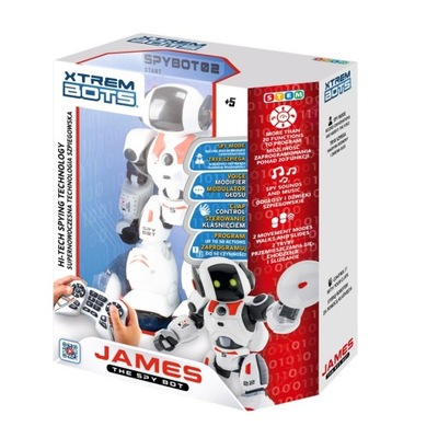 Robot James The Spy Bot Xtrem Bots Interaktywny