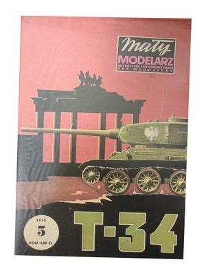 MAŁY MODELARZ 5/1975 CZOŁG T-34