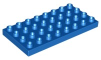 LEGO Duplo Płytka niebieska 4 x 8 4x8 4672