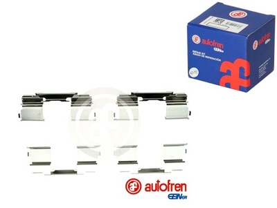 Набір монтажний гальмівних колодок перед iveco daily iv daily v daily vi фото №1