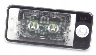 Оригінальна лампа led номерного знака реєстраційний ліва оригінальний номер audi фото №1