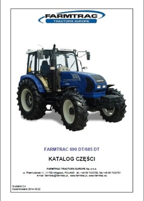 KATALOG PIEZAS DE REPUESTO ZAMIENNYCH FARMTRAC 685 DT 690 DT IIIA  