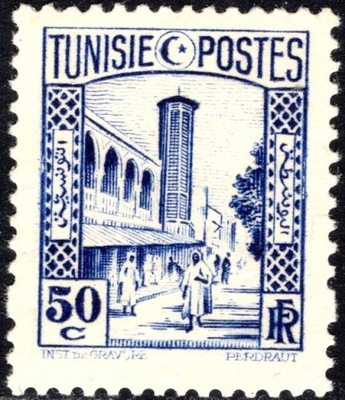 kol.franc.Tunisie 50 c.czysty **
