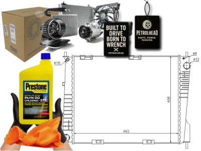 Радиатор двигателя renault clio 3 modus 1.2-1.6 1 #petrolhead pro+ kit5 фото №1