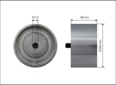 ROLLO TENSOR 80X10X48 METAL CAFFARO  