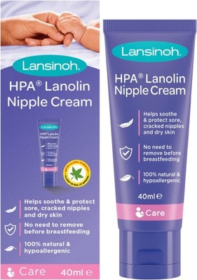 Lansinoh HPA Lanolin Nipple Cream KREM NA SUTKI UK