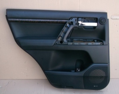Toyota land cruiser 200 обшивка дверь левый задняя кожа фото №1