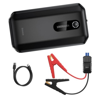 PRIETAISAS ROZRUCHOWE 12V 1000A CAR JUMPSTARTER + POWERBANK 10000MAH BASEUS 