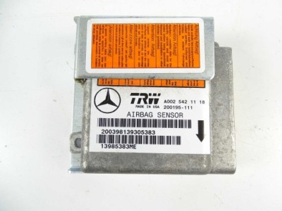 Mercedes ml w163 модуль датчик подушка безпеки a0025421118 фото №1