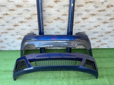 Бампер накладки пороговые bmw g30 m набор lci фото №1