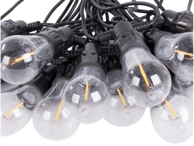 20 żarówek LED Girlanda ogród Ip44 łańcuch świetlny 20m lampki