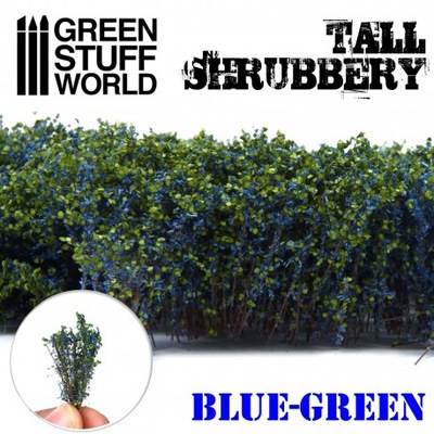 Tall Shrubbery - Blue Green - Wysokie Krzewy NEW