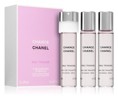 CHANEL CHANCE EAU TENDRE EDT 3X20ML