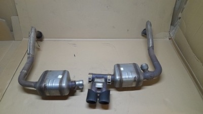 Гаситель выхлоп porsche boxter caymann 982 981 фото №1