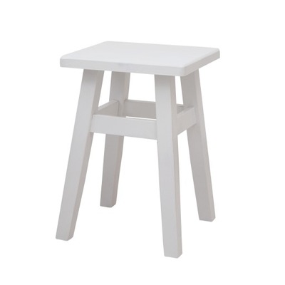 taboret stołek kuchenny biały