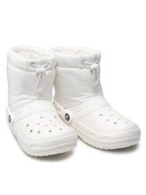 Śniegowce Crocs Lined Neo Puff Boot białe 42,5 W11