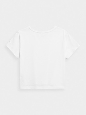 T-shirt damski dekolt 4F H4L22-TSD043 10S-XXL