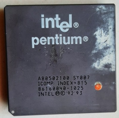 stary procesor INTEL PENTIUM
