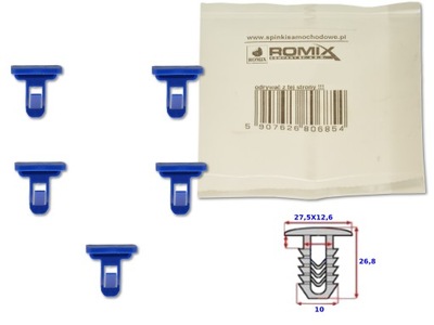 TOYOTA COROLLA E12 01- CLIPS CLAMP MANIFOLD BUMPER  