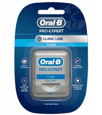 Nić Dentystyczna Oral-B MIĘTOWA PRO-EXPERT 25m