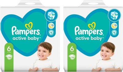 Pieluszki Pampers Active Baby rozmiar 6 13-18 kg 56 szt.