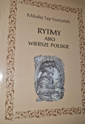 Rytmy ABO wiersze polskie Mikołaj Sęp Sarzyński + autograf Autora