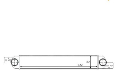 Nrf інтеркулер opel meriva 1,3cdti 05- nrf фото №1