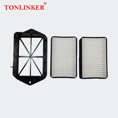 2 HOLES AIR FILTER PARA VW BEETLE A5 JETTA6 SHARAN TIGUAN NF PARA AUDI~27024  