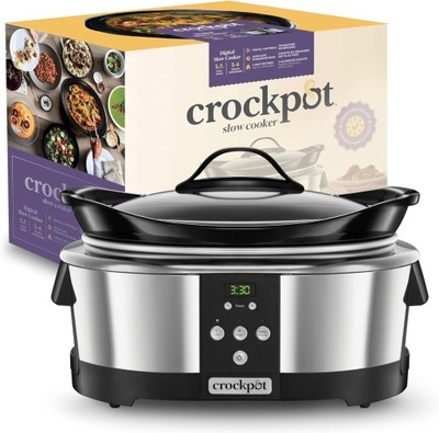 CrockPot Wolnowar 5,7l cyfrowy timer multicooker