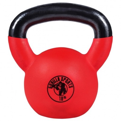 kettlebell hantel gumowany 18 kg