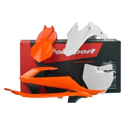 POLISPORT JUEGO PLÁSTICO KTM SX 65 '16-'23 COLOR OEM COLOR NARANJA  