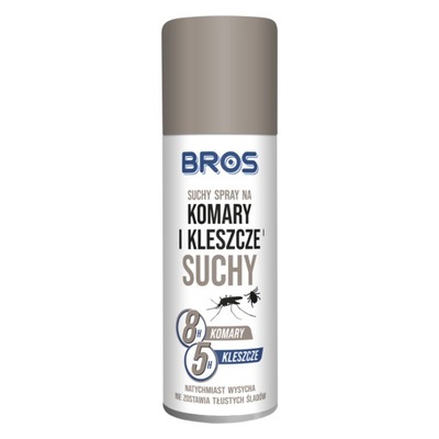 Suchy Spray na komary i kleszcze Bros 90ml