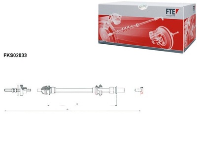 CÂBLE TUYAU ENSEMBLE D'EMBRAYAGE [FTE] - milautoparts-fr.ukrlive.com