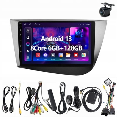 RADIO 2DIN ANDROID12 SEAT LEON 2 2005-2012 8G+128G  