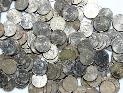 USA monety 25 Centów OKOLICZNOŚCIOWE zestaw 50 szt