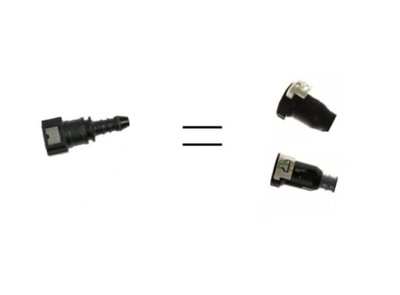 З'єднувач фільтра пального ford kuga smax s-max 2.0tdci фото №1