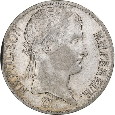 Francja, Napoleon I, 5 Francs, 1813, Paris, Srebro